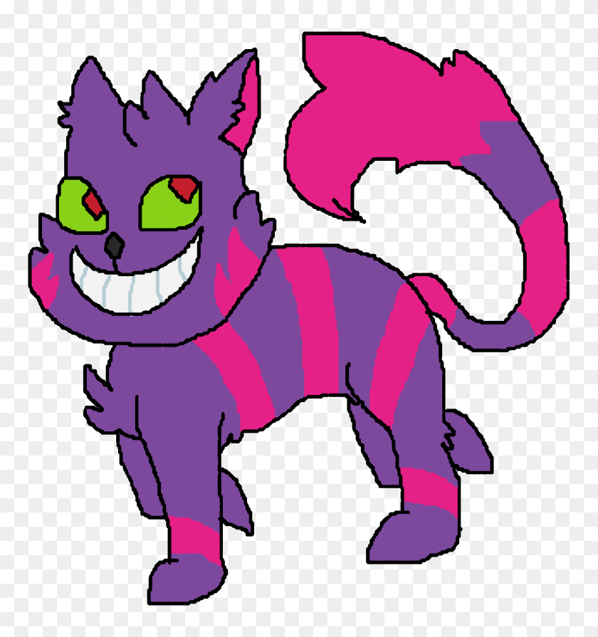 1400x1500 Image - Cheshire Cat PNG