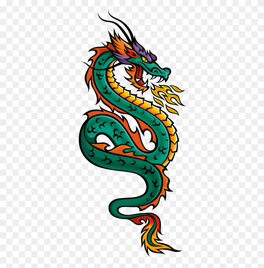 362x794 Image - Chinese Dragon PNG