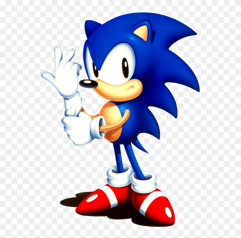 582x768 Image - Classic Sonic PNG