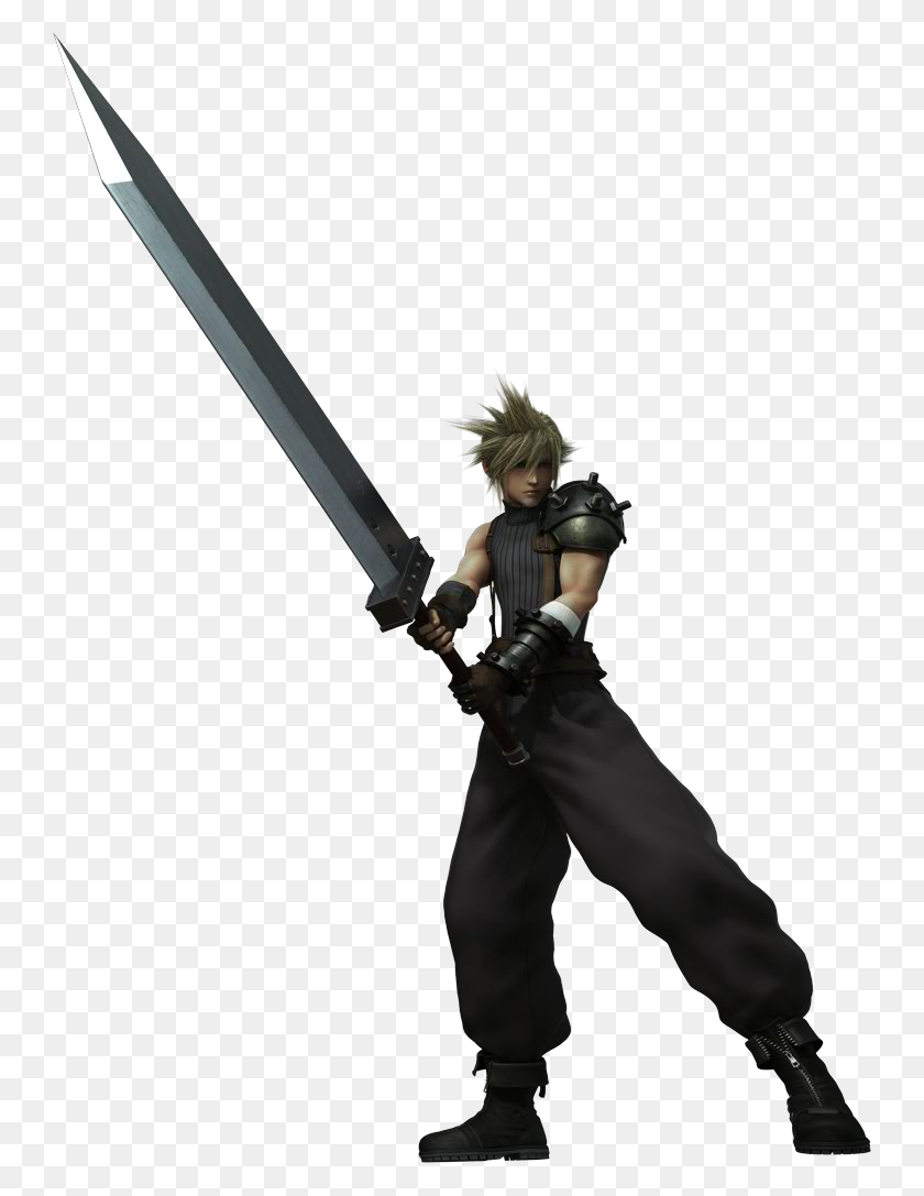 744x1027 Image - Cloud Strife PNG