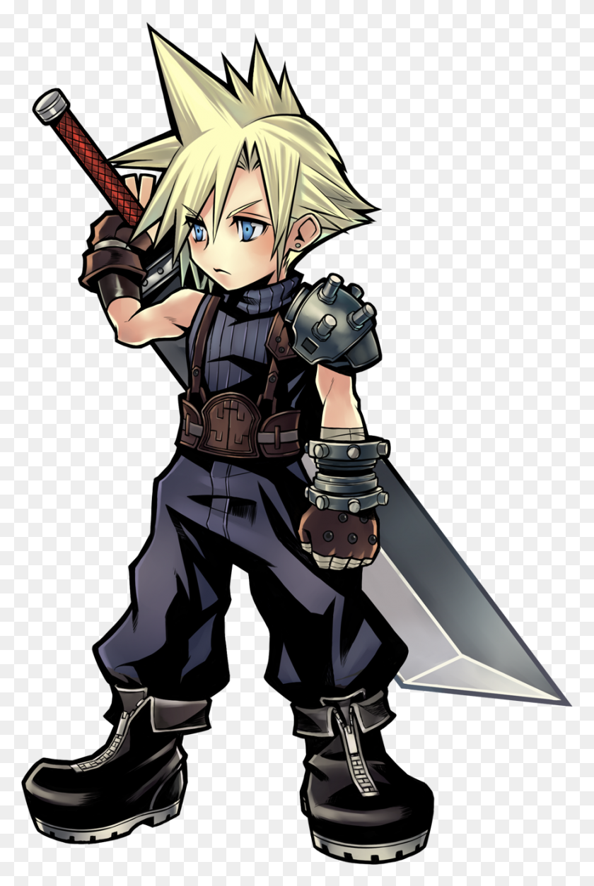 877x1343 Image - Cloud Strife PNG