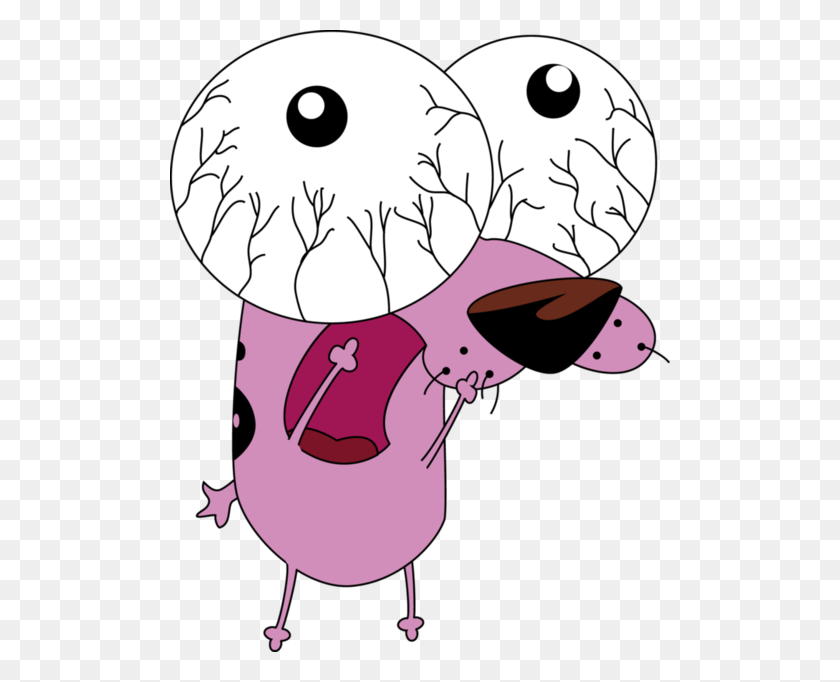500x622 Image - Courage The Cowardly Dog PNG