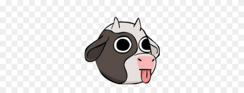 260x260 Image - Cow Face PNG