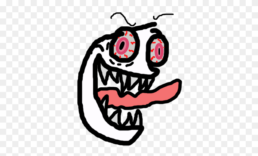 348x449 Image - Crazy Face PNG