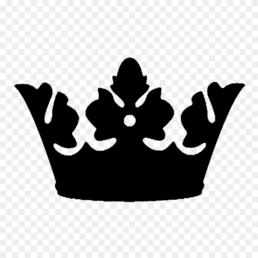 875x875 Image - Crown Silhouette PNG