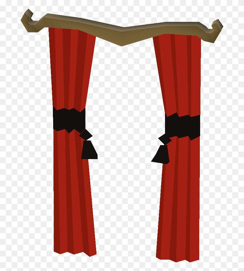 698x870 Image - Curtain PNG