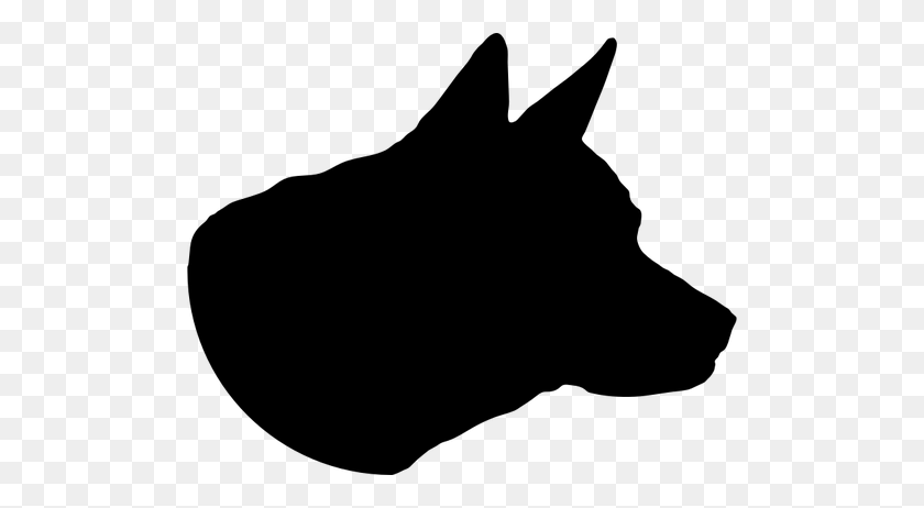500x402 Image - Dog Silhouette PNG