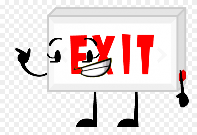 1223x807 Image - Exit Sign PNG