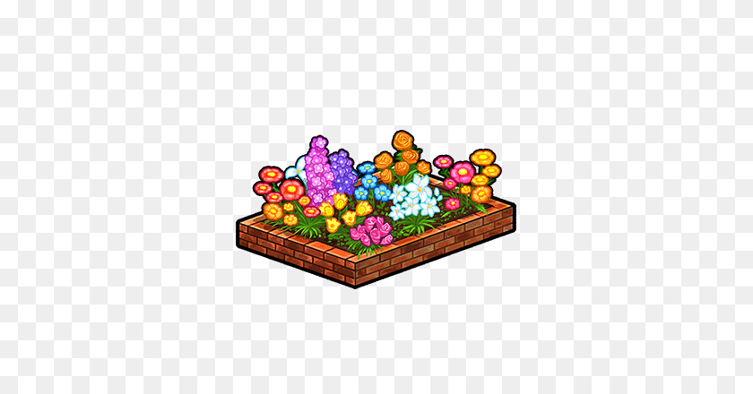 380x380 Image - Flower Bed PNG