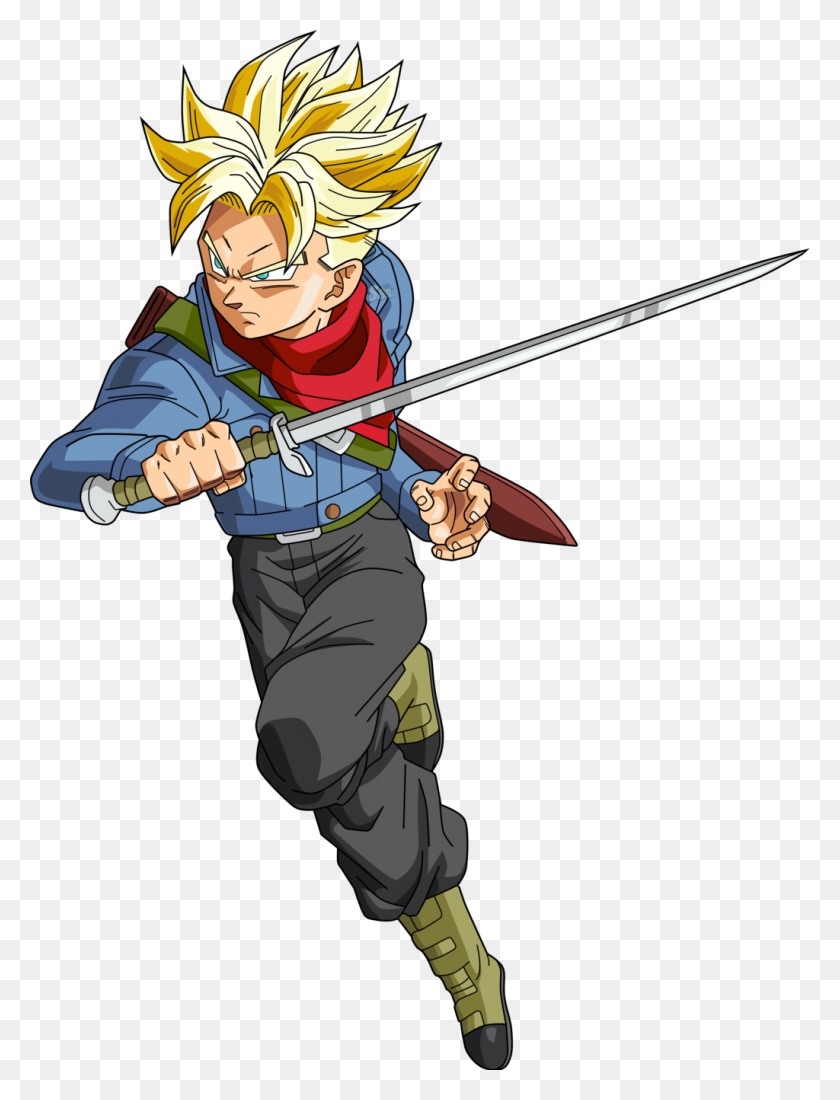 1024x1366 Image - Future Trunks PNG