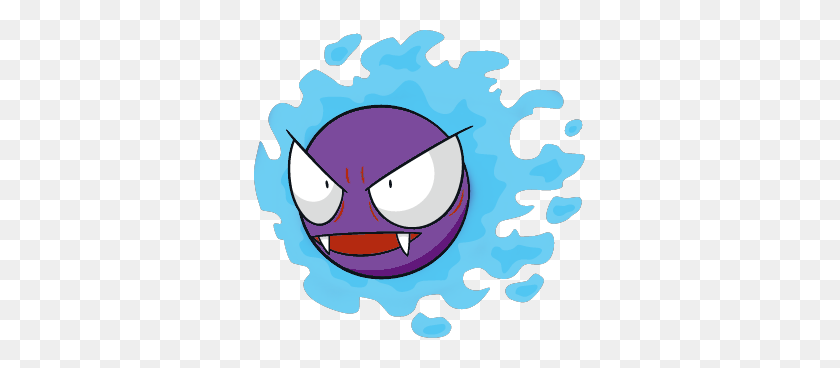 331x308 Image - Gastly PNG