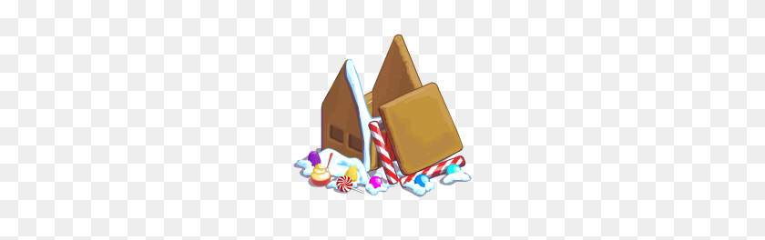 200x204 Image - Gingerbread House PNG
