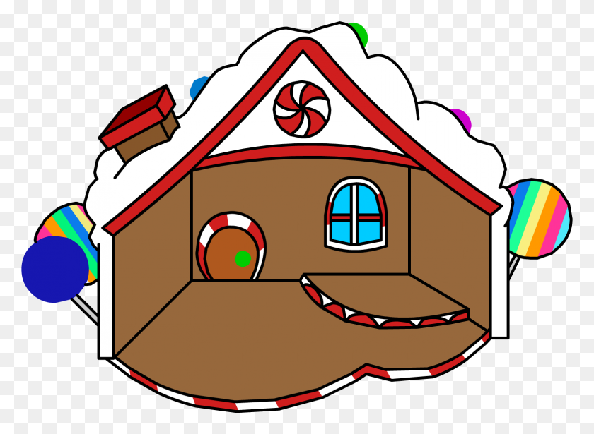 1570x1119 Image - Gingerbread House PNG