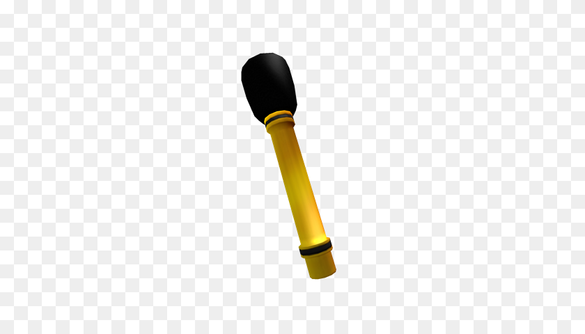 Image - Gold Microphone PNG