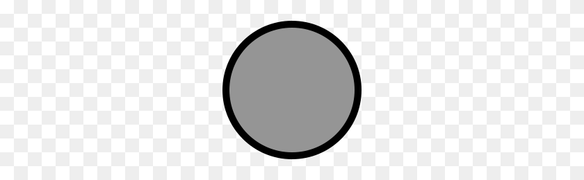 200x200 Image - Gray Circle PNG