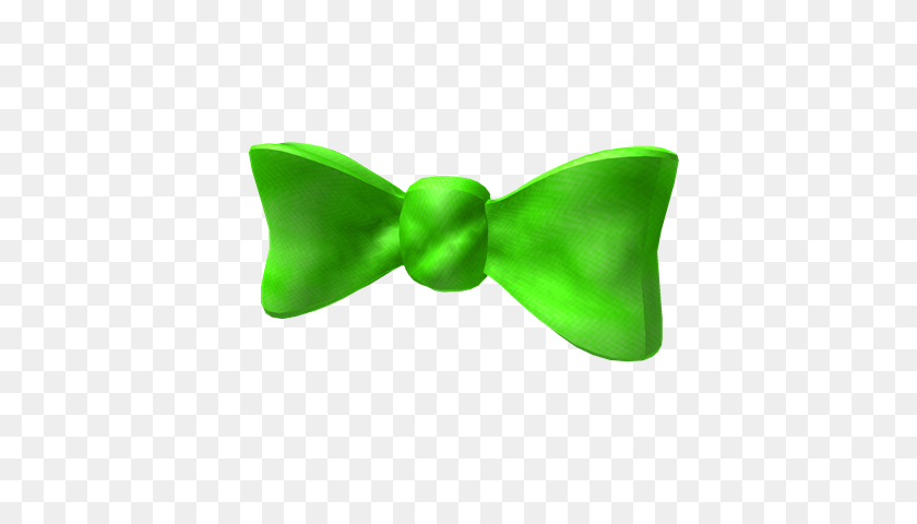 420x420 Image - Green Bow PNG