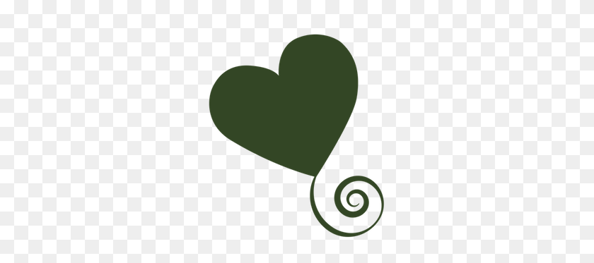 250x313 Image - Green Heart PNG