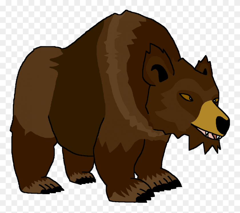 1192x1048 Imagen - Oso Grizzly Png