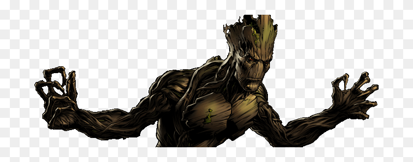 718x270 Image - Groot PNG