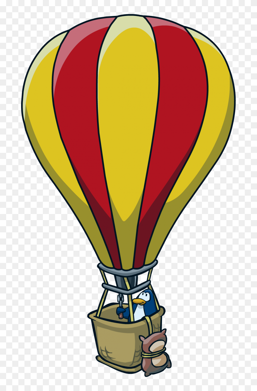 1100x1720 Image - Hot Air Balloon PNG