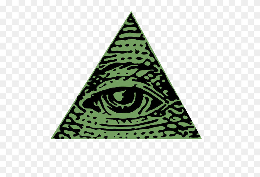 512x512 Image - Illuminati Eye PNG