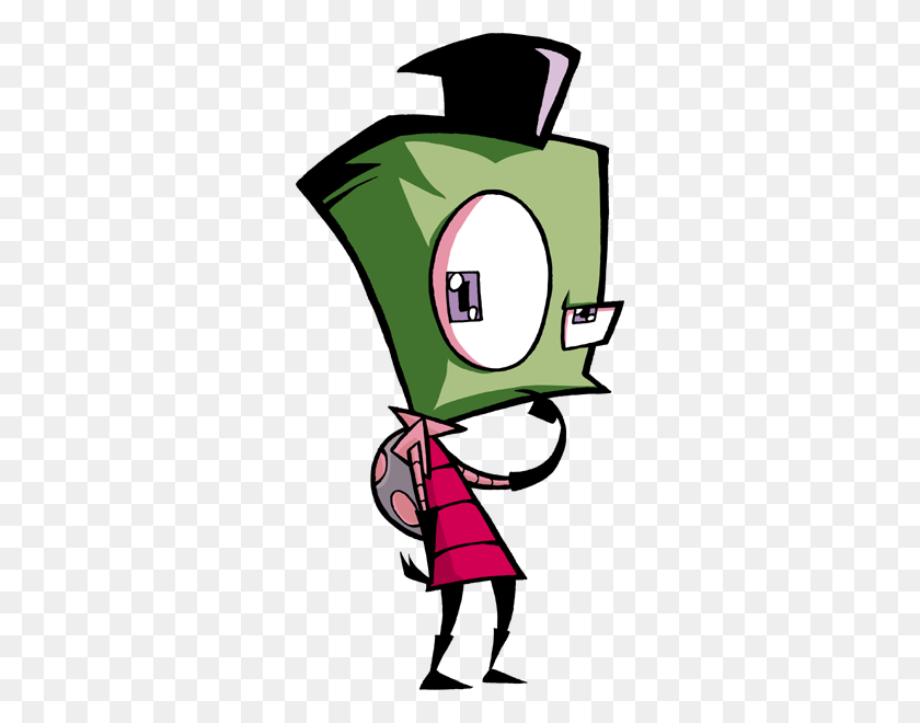 300x600 Imagen - Invasor Zim Png