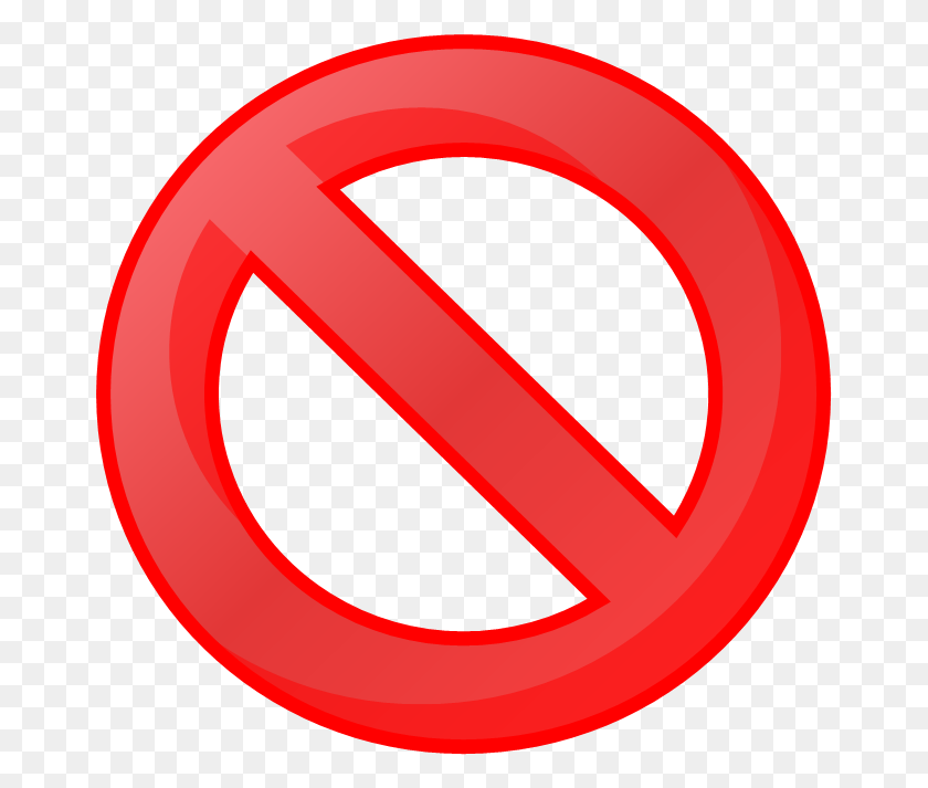 667x653 Image - Not Allowed Sign PNG