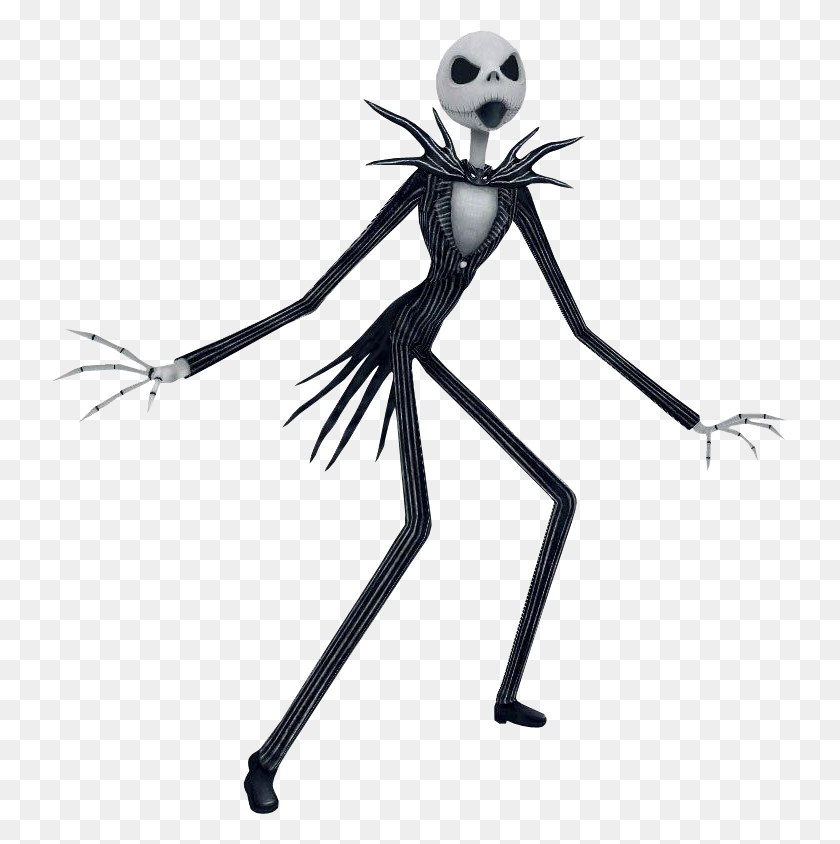 735x784 Imagen - Jack Skellington Png