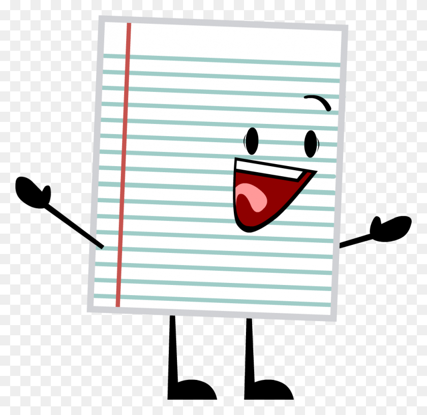 976x948 Image - Notebook Paper PNG
