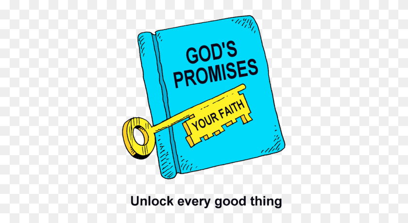 337x400 Image A Bible With The Word Gods Promises And A Key With The Word - Obey Clipart
