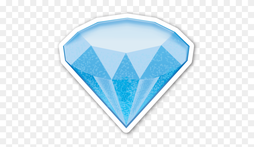 480x429 Imagen Acerca De Diamante En Emojis - Diamante Emoji Png