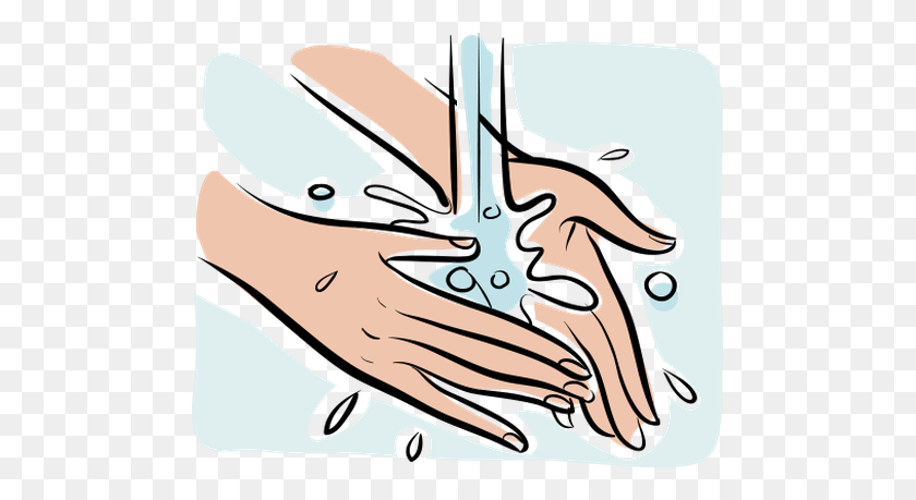 487x399 Image About Food - Wash Your Hands Clipart