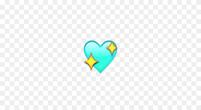 400x400 Image About Text In Emoji - Blue Heart Emoji PNG