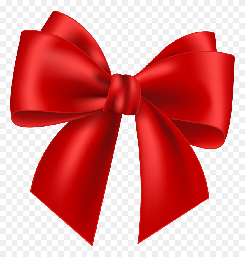 5714x6000 Image Art Images, Bows - Red Ribbon Clipart