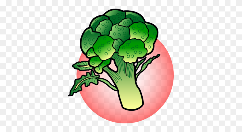 367x400 Imagen Clipart De Comida De Brócoli - Veggie Clipart