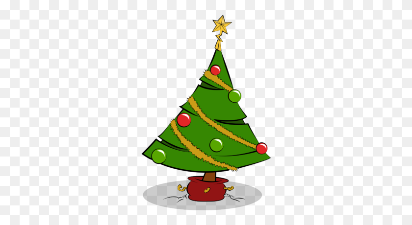 264x400 Image Christmas Tree - Christmas Tree Star Clipart
