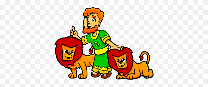 400x293 Image Daniel And The Lions - Distraught Clipart