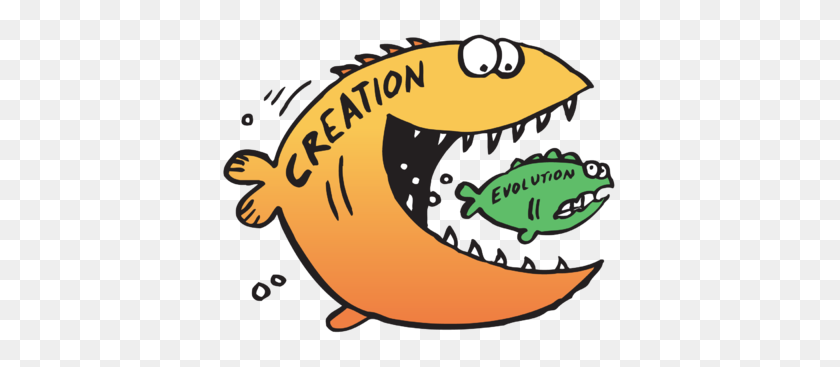 400x307 Скачать Изображение Creation Fish Wins - Orange Fish Clipart