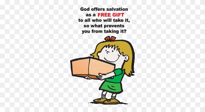 265x400 Image Download Free Gift - Salvation Clipart