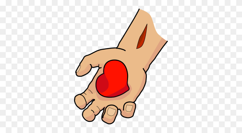 326x400 Image Download Given Heart - Wound Clipart