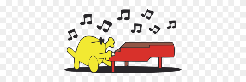 400x221 Image Download Piano - Playing Piano Clipart