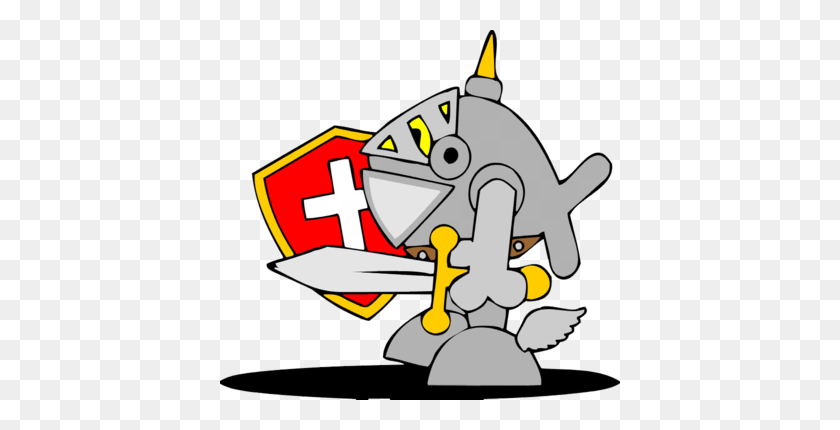 400x370 Image Download Stand - Crusader Clipart