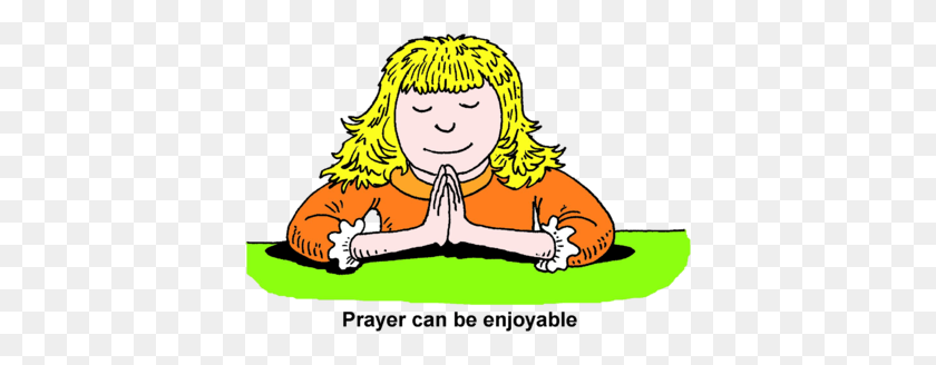 400x268 Image Enjoyable Prayer Clip Art - Praying PNG