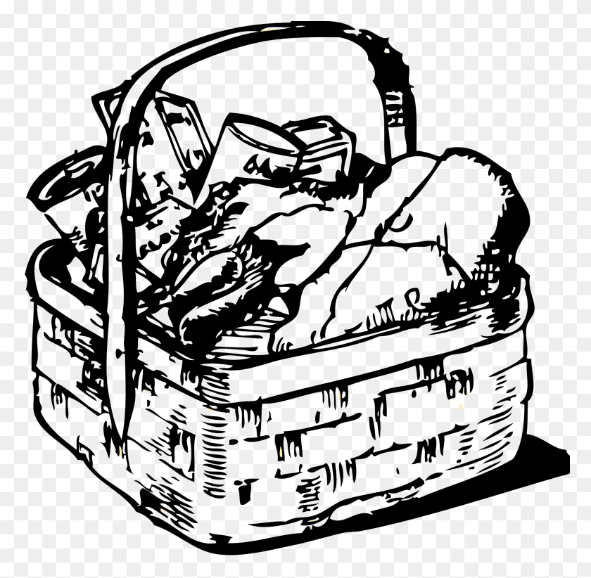 1969x1924 Image Gallery Hamper Clip Art, Laundry Basket Drawing - Pile Of Clothes Clipart