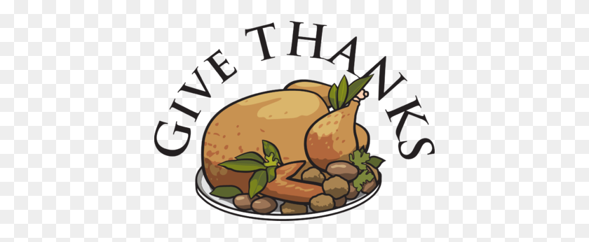 400x286 Image Give Thanks Thanksgiving Clip Art - Roast Turkey Clipart