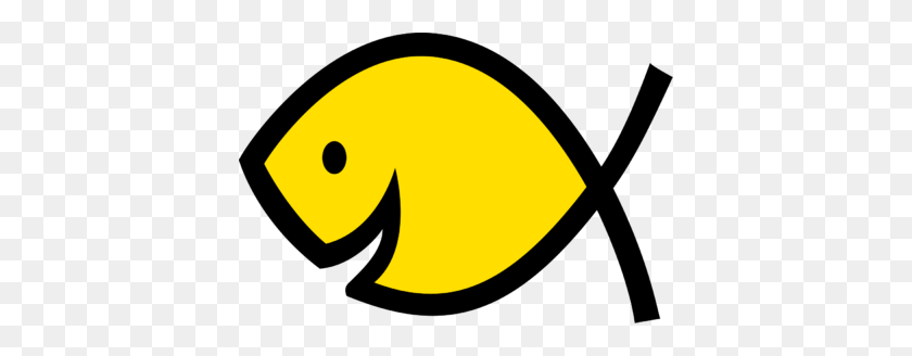 400x268 Изображение Счастливой Рыбы Христианской Рыбы Картинки - Желтая Рыба Клипарт