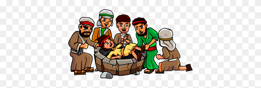 400x225 Image Joseph Thrown In Well - Joseph And His Brothers Clipart