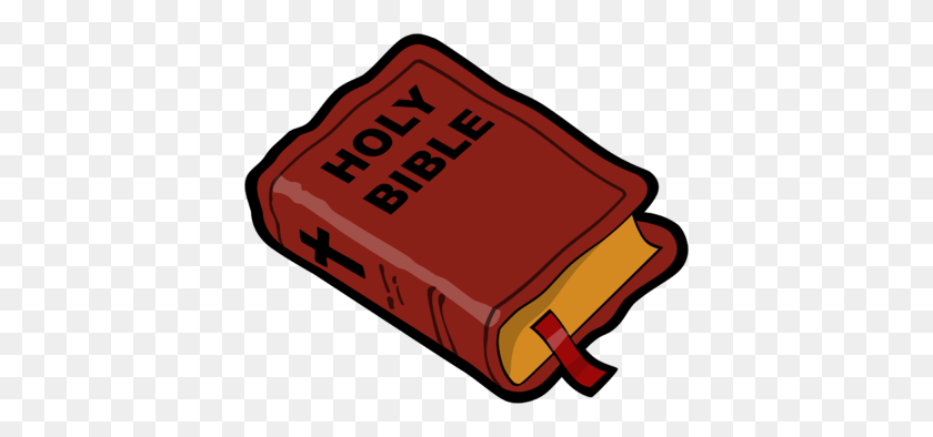 400x334 Imagen Encuadernada En Cuero Biblia Biblia Clipart Christart Com - Clipart De Pascua En Blanco Y Negro