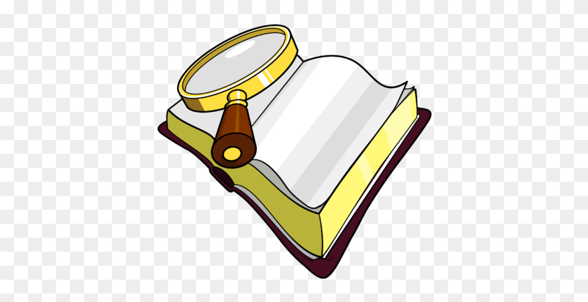400x372 Увеличительное Стекло Над Библией Со Словами «Ищите Господа» - Поисковый Клипарт