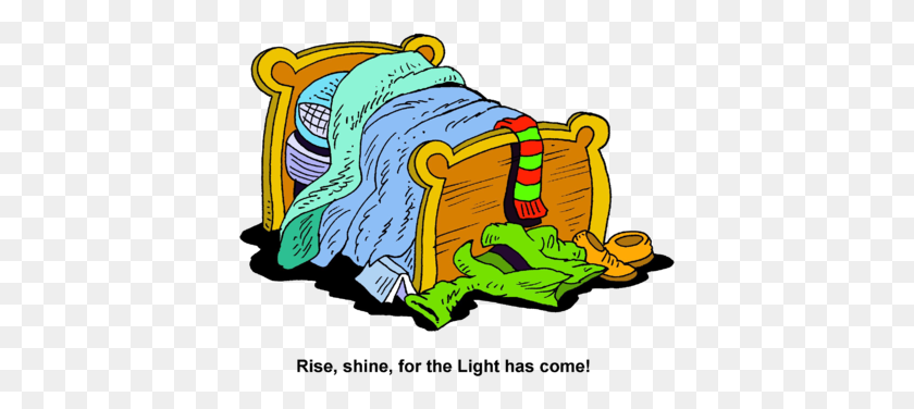 400x316 Imagen Messy Bed - Shine Clipart